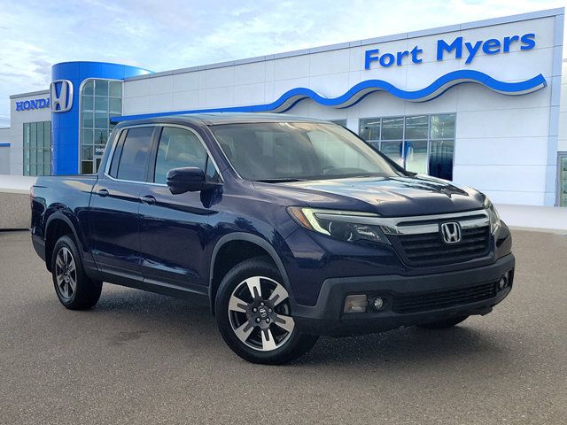 Black (Obsidian Blue Pearl) 2019 Honda Ridgeline Pickup Truck All-Wheel Drive 6-Speed Automatic
