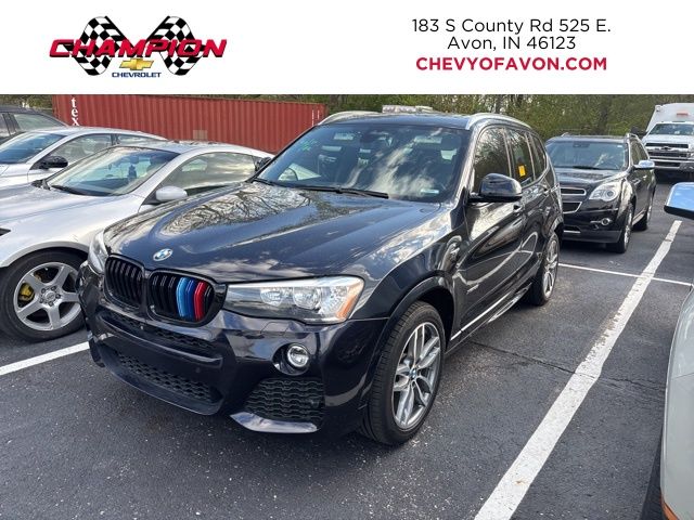 Carbon Black Metallic 2017 BMW X3 xDrive28i AWD SUV / Crossover All-Wheel Drive 8-Speed Automatic