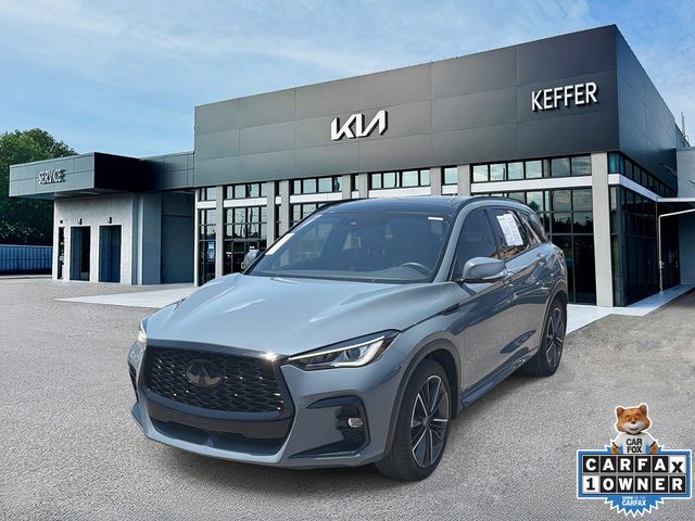 Slate Gray 2024 INFINITI QX50 SUV / Crossover Front-Wheel Drive Continuously Variable Transmission