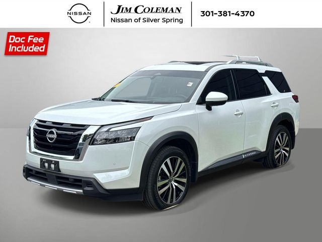 White Pearl 2025 Nissan Pathfinder SUV / Crossover All-Wheel Drive 9-Speed Automatic