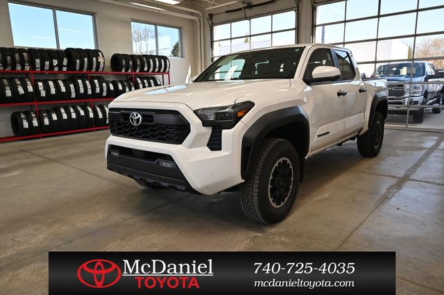 Ice Cap 2024 Toyota Tacoma TRD Off-Road Double Cab 4WD Pickup Truck Four-Wheel Drive 8-Speed Automatic
