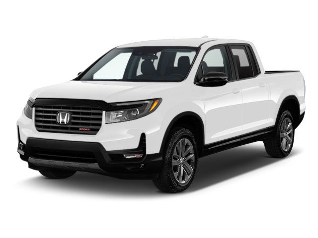 White 2020 Honda Ridgeline Sport AWD Pickup Truck All-Wheel Drive 9-Speed Automatic