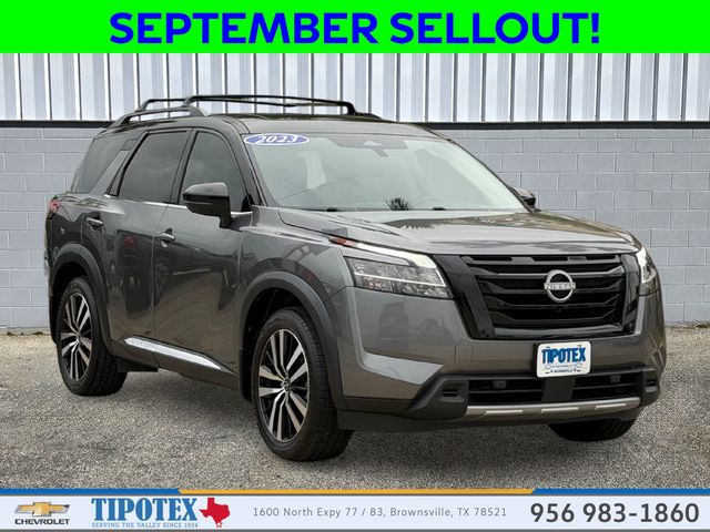 Gun Metallic/Super Black 2023 Nissan Pathfinder SUV / Crossover Front-Wheel Drive 9-Speed Automatic