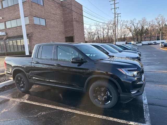 Crystal Black Pearl 2026 Honda Ridgeline Black Edition AWD Pickup Truck All-Wheel Drive 9-Speed Automatic