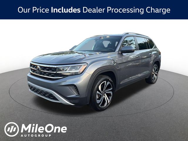 Platinum Gray Metallic 2023 Volkswagen Atlas SUV / Crossover All-Wheel Drive 8-Speed Automatic