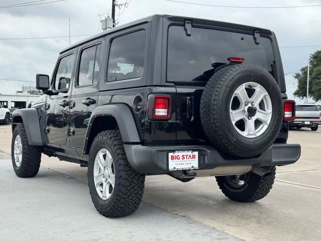 2022 Jeep Wrangler Unlimited Sport S Black at Wharton Ford