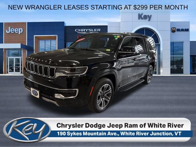 Diamond Black Crystal Pearlcoat 2024 Jeep Wagoneer Series II 4WD SUV / Crossover Four-Wheel Drive 8-Speed Automatic