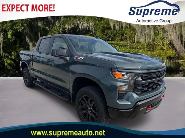 2026 Chevrolet Silverado 1500 Custom Trail Boss Gray at Supreme Chevrolet of Gonzales