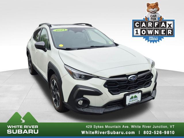 Crystal White Pearl 2024 Subaru Crosstrek SUV / Crossover All-Wheel Drive Continuously Variable Transmission