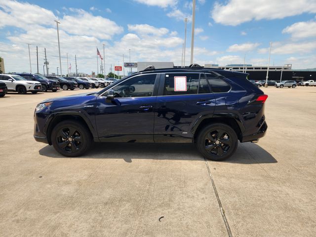 2021 Toyota RAV4 Hybrid XSE Blue at North Houston Mitsubishi