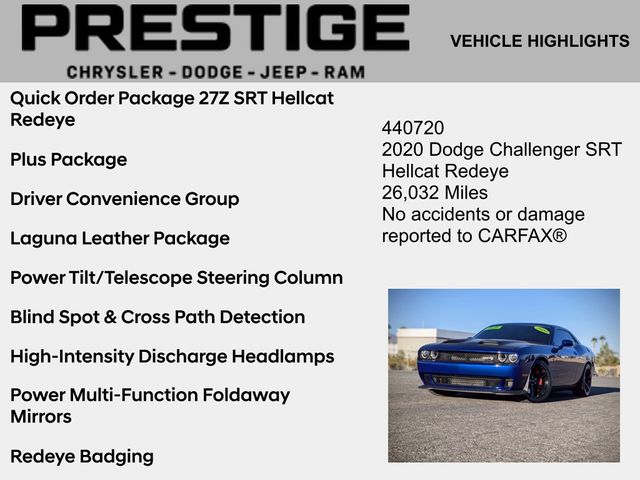 2020 Dodge Challenger SRT Hellcat Redeye 2