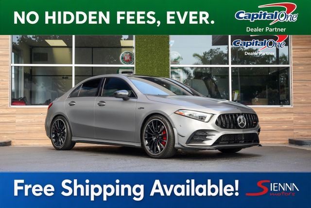 Gray 2020 Mercedes-Benz A-Class Sedan All-Wheel Drive Automatic