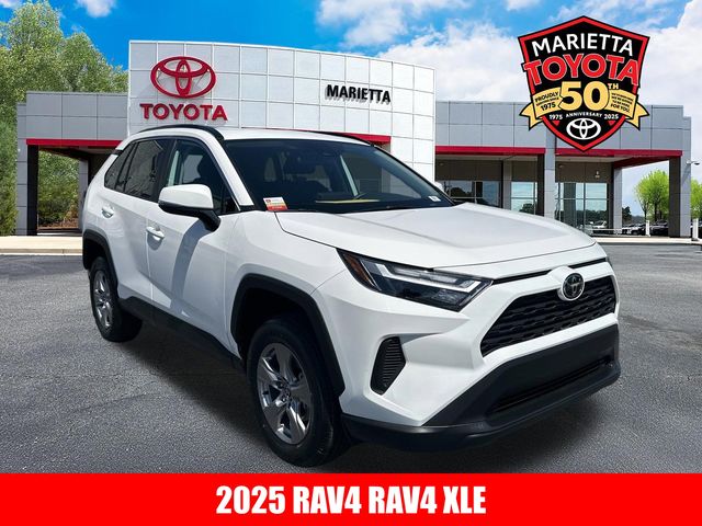 Ice Cap 2025 Toyota RAV4 XLE FWD SUV / Crossover Front-Wheel Drive 8-Speed Automatic