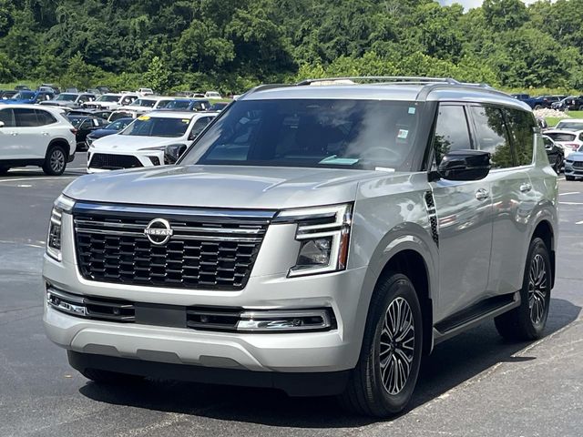 Brilliant Silver Metallic 2025 Nissan Armada SUV / Crossover Four-Wheel Drive 9-Speed Automatic