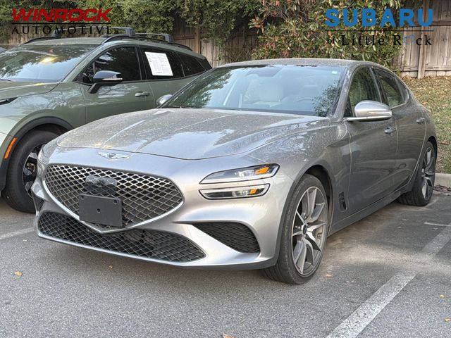 Silver 2025 Genesis G70 Sedan Rear-Wheel Drive 8-Speed Automatic