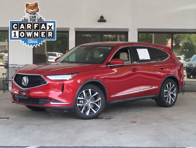 Red 2022 Acura MDX SUV / Crossover Front-Wheel Drive Automatic