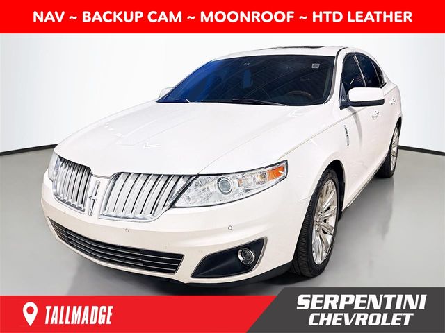 White Platinum Metallic Tri-Coat 2010 Lincoln MKS Sedan Front-Wheel Drive 6-Speed Automatic