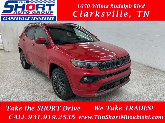 Redline Pearlcoat 2023 Jeep Compass (Red) Edition 4WD SUV / Crossover Four-Wheel Drive 8-Speed Automatic