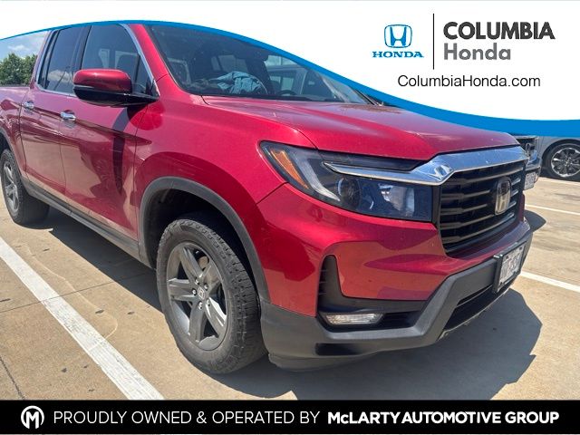 Radiant Red Metallic II 2023 Honda Ridgeline Pickup Truck All-Wheel Drive 9-Speed Automatic