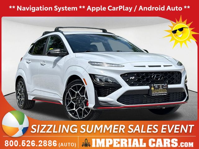 Sonic Blue 2022 Hyundai Kona N FWD SUV / Crossover Front-Wheel Drive 8-Speed Dual Clutch