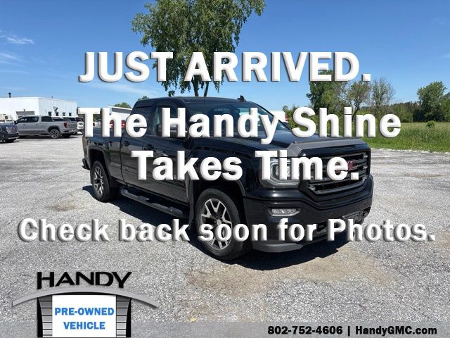 Onyx Black 2017 GMC Sierra 1500 SLT Double Cab 4WD Pickup Truck Four-Wheel Drive 6-Speed Automatic Overdrive