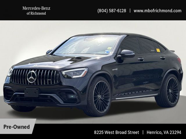 Obsidian Black Metallic 2021 Mercedes-Benz GLC AMG GLC 63 Coupe 4MATIC SUV / Crossover All-Wheel Drive 9-Speed Automatic