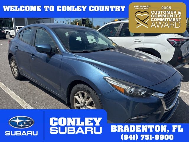 Eternal Blue 2017 Mazda MAZDA3 Sport Hatchback Hatchback Front-Wheel Drive 6-Speed Automatic