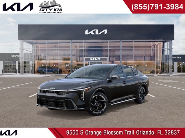 Interstellar Gray 2026 Kia K4 GT-Line FWD Sedan Front-Wheel Drive Continuously Variable Transmission