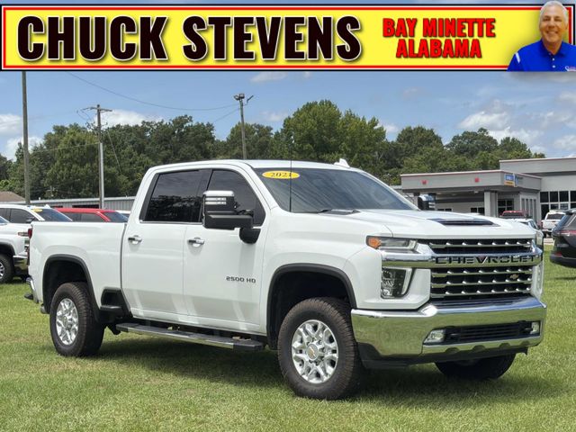 Summit White 2021 Chevrolet Silverado 2500HD Pickup Truck Four-Wheel Drive Automatic