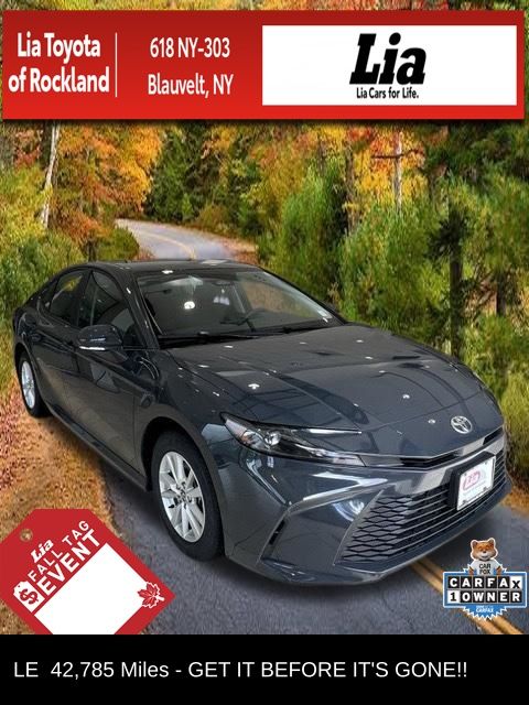 Underground 2025 Toyota Camry Sedan All-Wheel Drive Continuously Variable Transmission