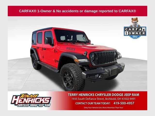Firecracker Red Clearcoat 2024 Jeep Wrangler SUV / Crossover Four-Wheel Drive 8-Speed Automatic