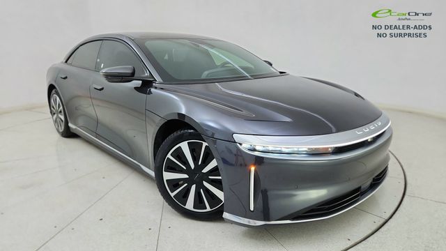 Quantum Gray Metallic 2024 Lucid Air Touring AWD Sedan All-Wheel Drive 1-Speed Automatic