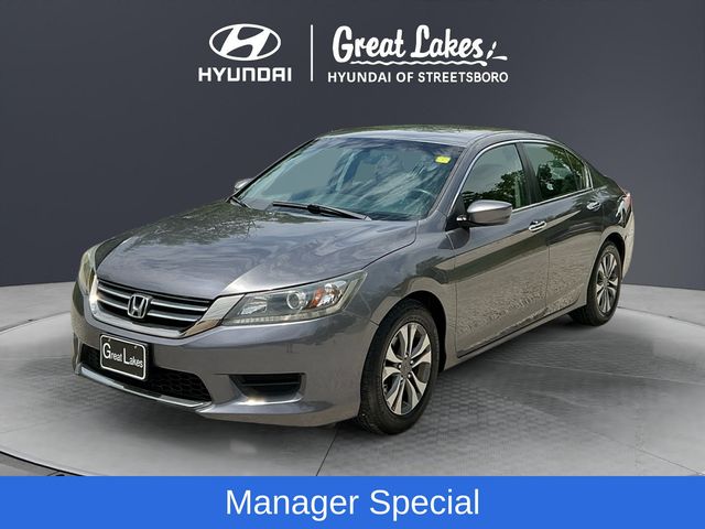 Gray (Modern Steel Metallic) 2013 Honda Accord Sedan Front-Wheel Drive Continuously Variable Transmission
