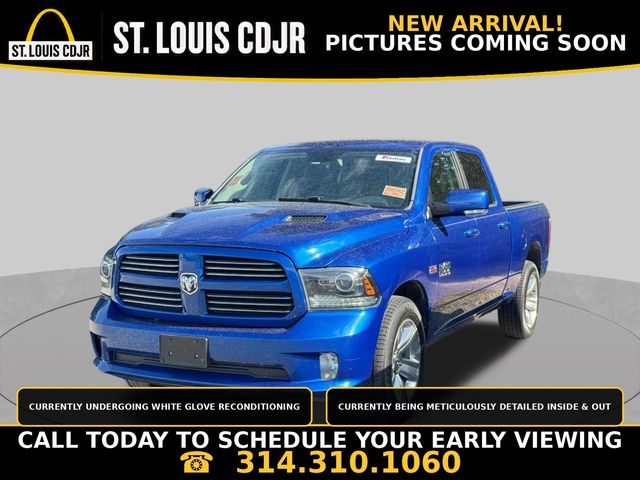 Blue Streak Pearlcoat 2016 RAM 1500 Pickup Truck Four-Wheel Drive 8-Speed Automatic