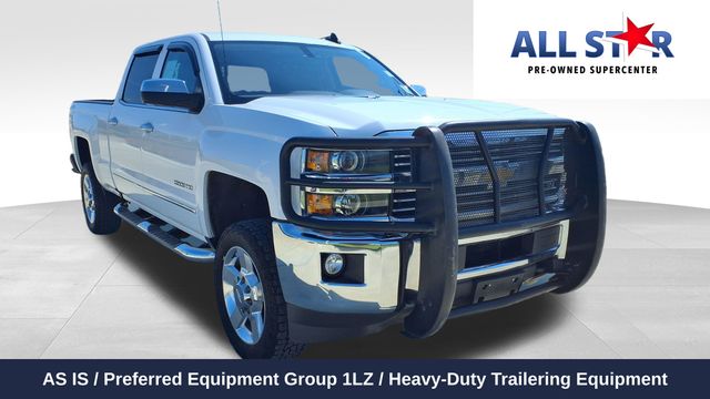 Summit White 2016 Chevrolet Silverado 2500HD LTZ Crew Cab 4WD Pickup Truck Four-Wheel Drive 6-Speed Automatic Overdrive