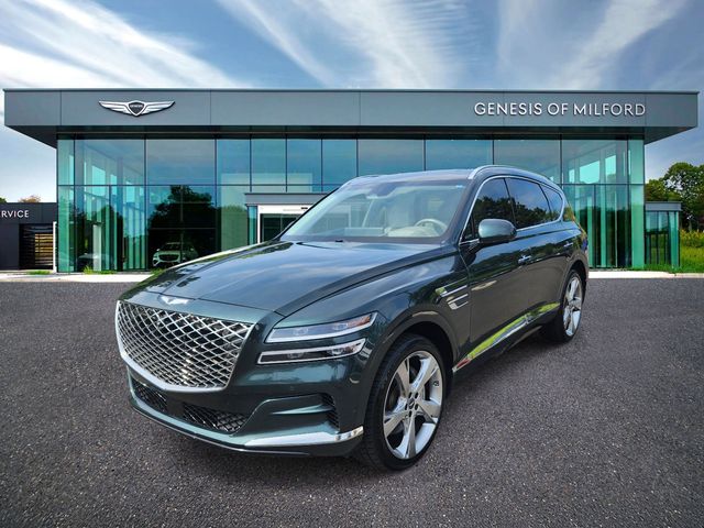 Cardiff Green 2021 Genesis GV80 SUV / Crossover All-Wheel Drive 8-Speed Automatic