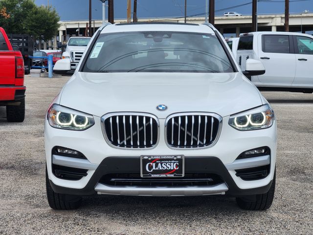 2021 BMW X3 sDrive30i White at Bravo Nissan