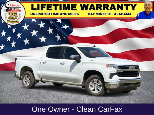 Summit White 2025 Chevrolet Silverado 1500 Pickup Truck 4X2 Automatic