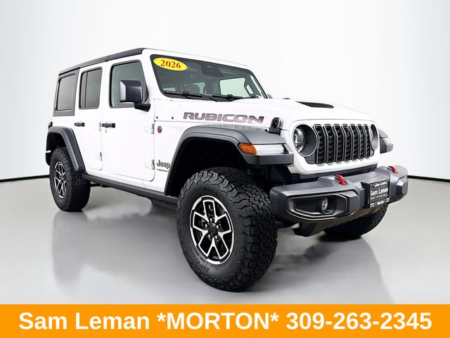 Bright White Clearcoat 2026 Jeep Wrangler SUV / Crossover Four-Wheel Drive 8-Speed Automatic