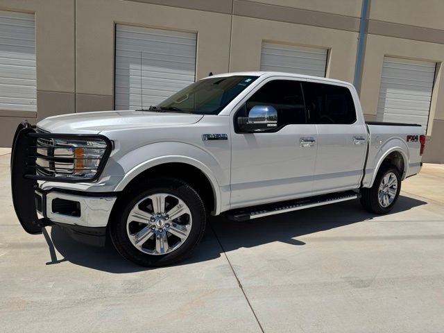 White Platinum 2019 Ford F-150 Pickup Truck Four-Wheel Drive Automatic