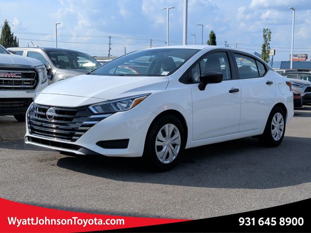 White (Fresh Powder) 2023 Nissan Versa Sedan Front-Wheel Drive Continuously Variable Transmission
