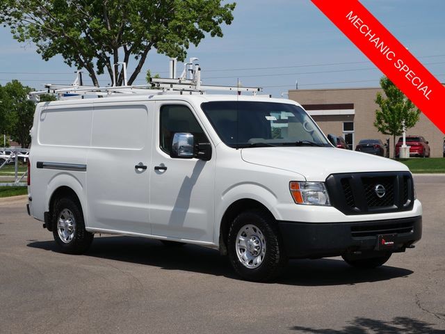 Glacier White 2018 Nissan NV Cargo Van Rear-Wheel Drive 7-Speed Automatic