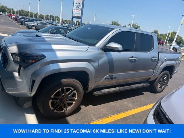 Celestial Silver Metallic 2025 Toyota Tacoma Pickup Truck Four-Wheel Drive 8-Speed Automatic