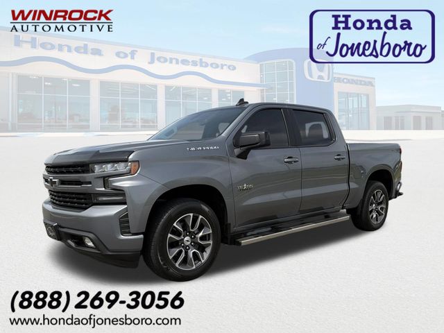 Gray (Steel Metallic) 2020 Chevrolet Silverado 1500 RST Crew Cab RWD Pickup Truck 4X2 8-Speed Automatic