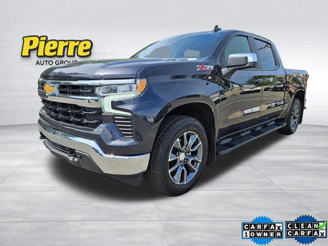 Dark Ash Metallic 2024 Chevrolet Silverado 1500 Pickup Truck Four-Wheel Drive Automatic