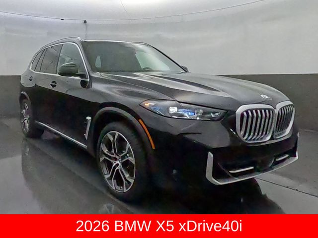 Black Sapphire Metallic 2026 BMW X5 SUV / Crossover All-Wheel Drive 8-Speed Automatic
