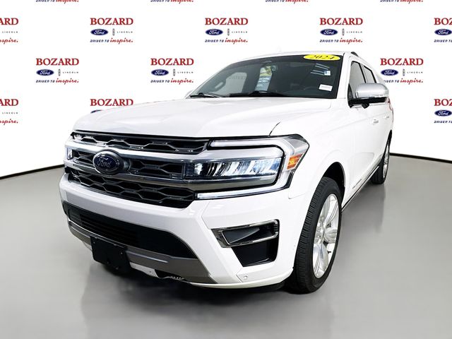 2024 Star White Metallic Tri-Coat Ford Expedition Max Platinum 4X4 SUV