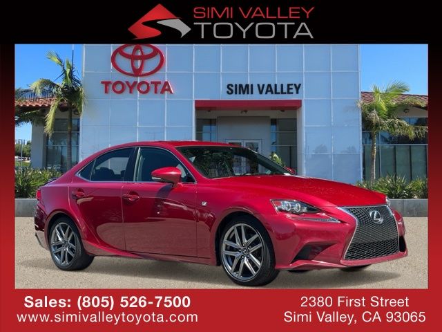 Matador Red Mica 2015 Lexus IS 250 Sedan RWD Sedan Rear-Wheel Drive 6-Speed Automatic