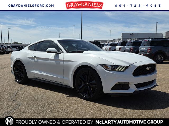 White 2015 Ford Mustang EcoBoost Premium Coupe RWD Coupe Rear-Wheel Drive 6-Speed Automatic