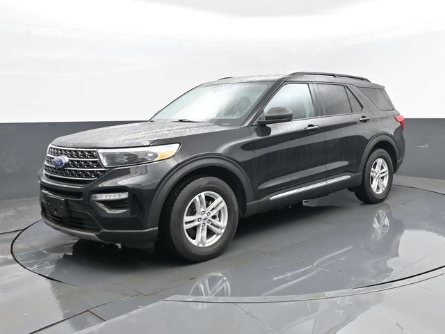 Black Metallic 2023 Ford Explorer XLT AWD SUV / Crossover All-Wheel Drive Automatic